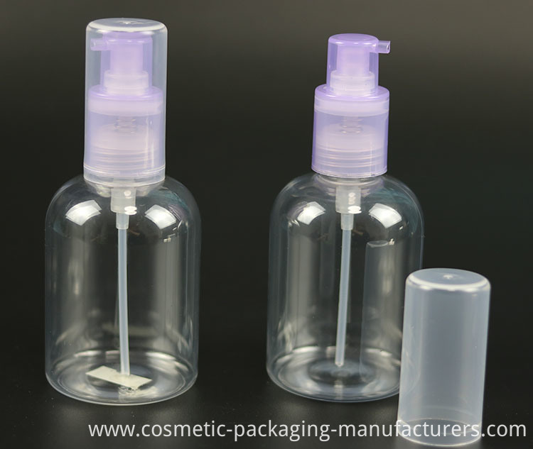 200ml 300ml Pet Plastic Pump Foam Cleanser Bottle for Facial Care (NB241-1)
